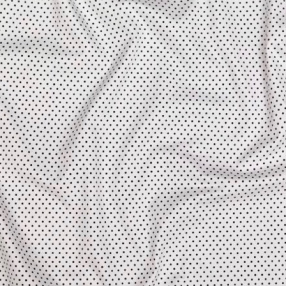 One Yard Black and White Polka Dot Cotton Twill